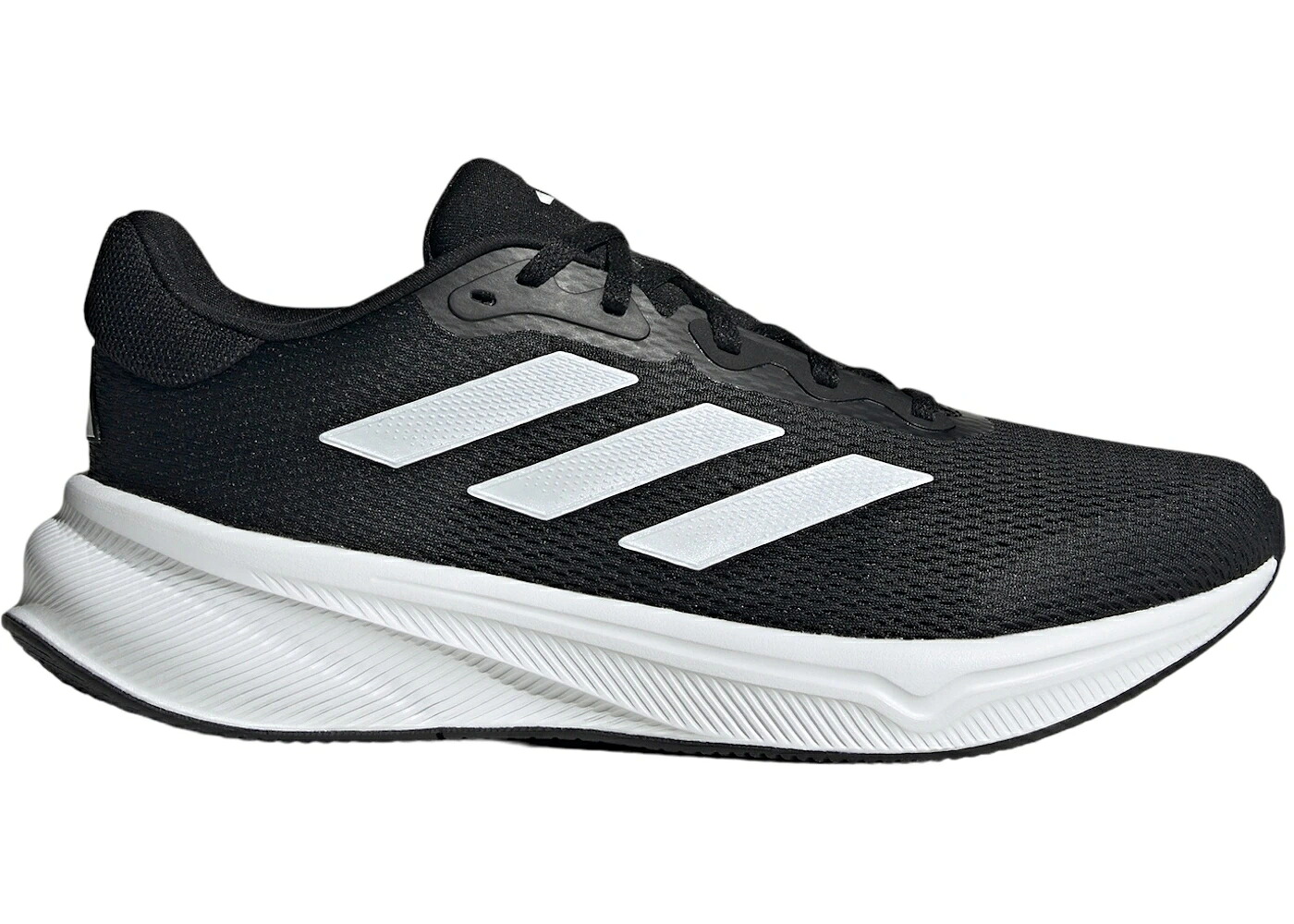 アディダス 受け答え 中核グループ 黒いこと 黒いこと 白いこと 白いこと スニーカー メンズ ADIDAS RESPONSE CORE BLACK CLOUD WHITE / CORE BLACK CLOUD WHITE CORE