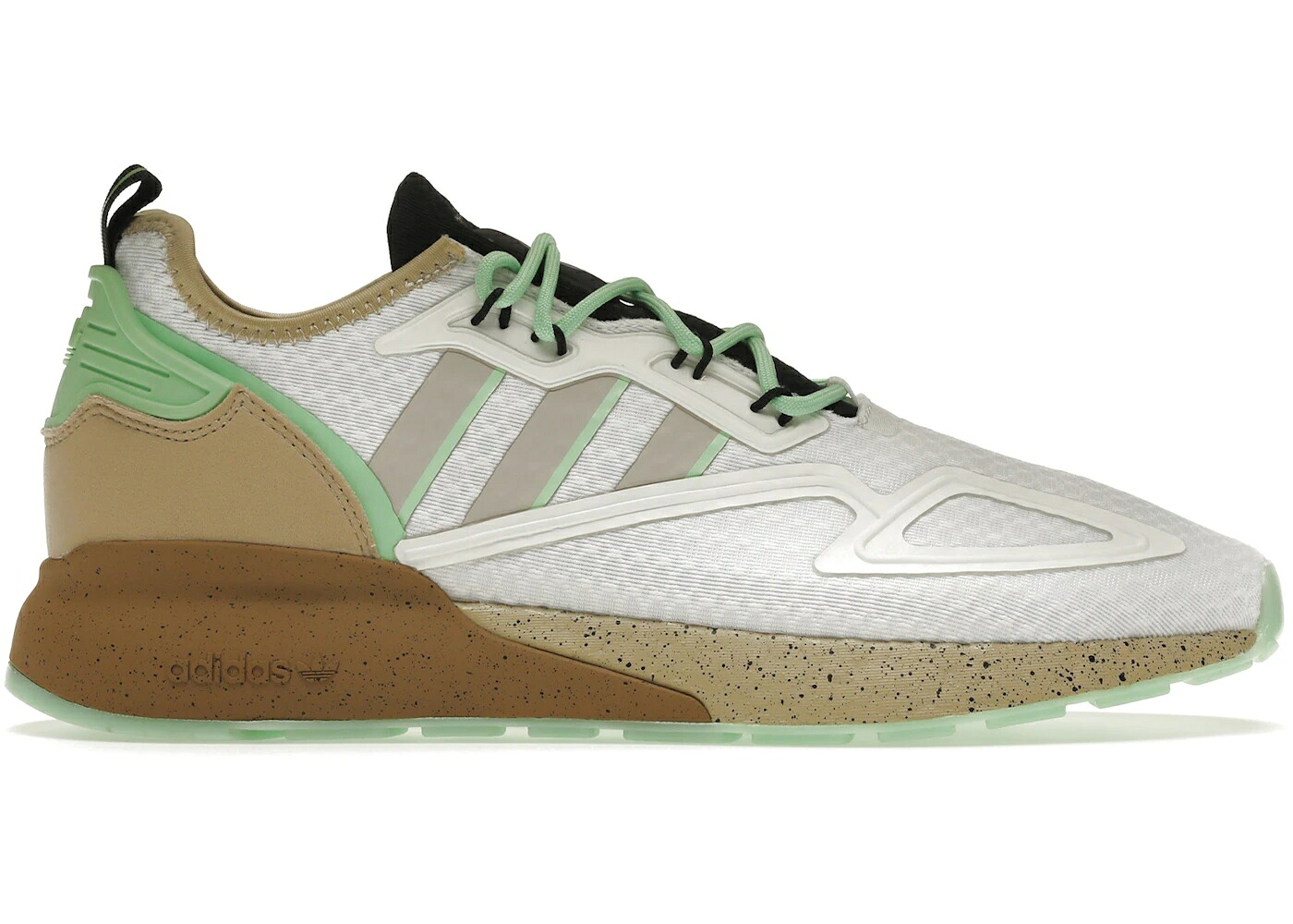 アディダス ブースト 白いこと 白いこと 中核グループ スターウォーズ スニーカー メンズ ADIDAS ZX 2K BOOST STAR WARS THE MANDALORIAN MUDHORN / CLOUD WHITE GLORY MINT CORE