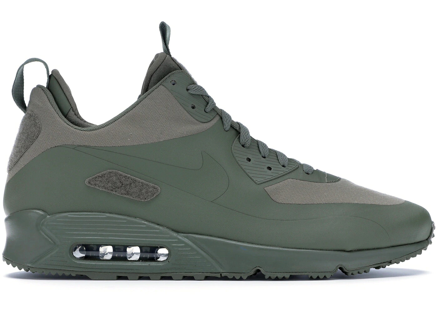 ナイキ マックス 緑 緑であること しろがね色 スチール写真 大気圏マックス スニーカー メンズ NIKE AIR MAX 90 SNEAKERBOOT PATCH GREEN / STEEL GREEN STEEL GREEN
