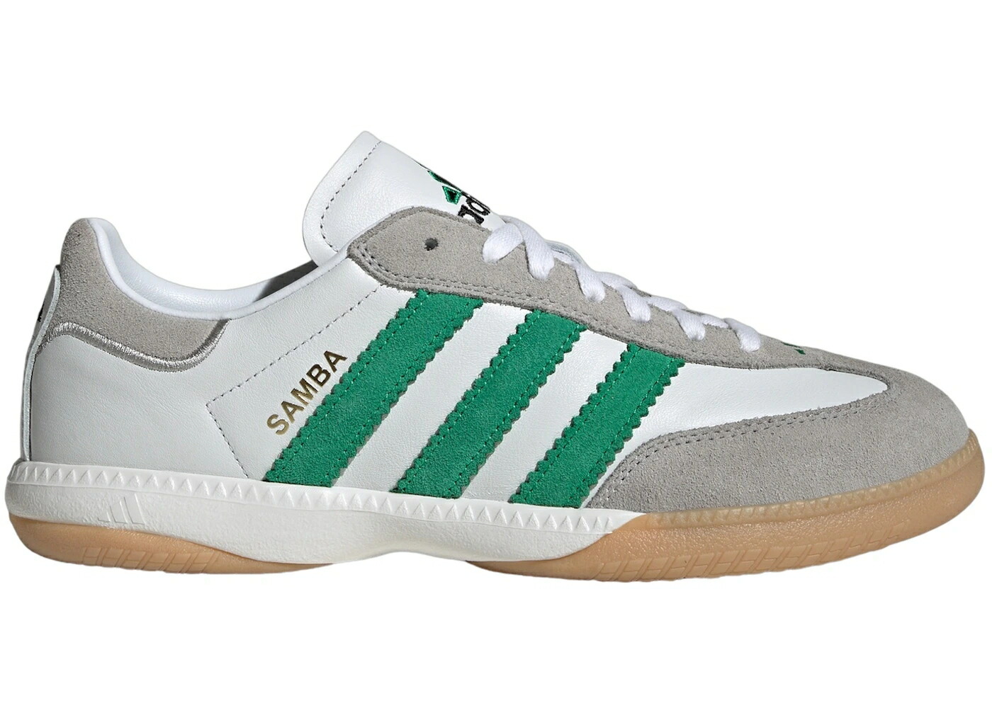 アディダス サンバ 白色 ホワイト 緑 グリーン スニーカー メンズ ADIDAS SAMBA MILLENNIUM CLOUD WHITE GREEN GUM / CLOUD WHITE GREEN GUM
