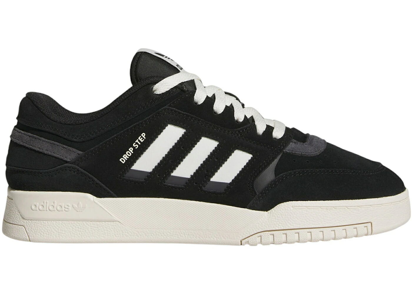 アディダス 中核グループ 黒いこと 黒いこと 白いこと 白いこと 炭素 スニーカー メンズ ADIDAS DROP STEP LOW CORE BLACK OFF WHITE CARBON / CORE BLACK OFF WHITE CARBON