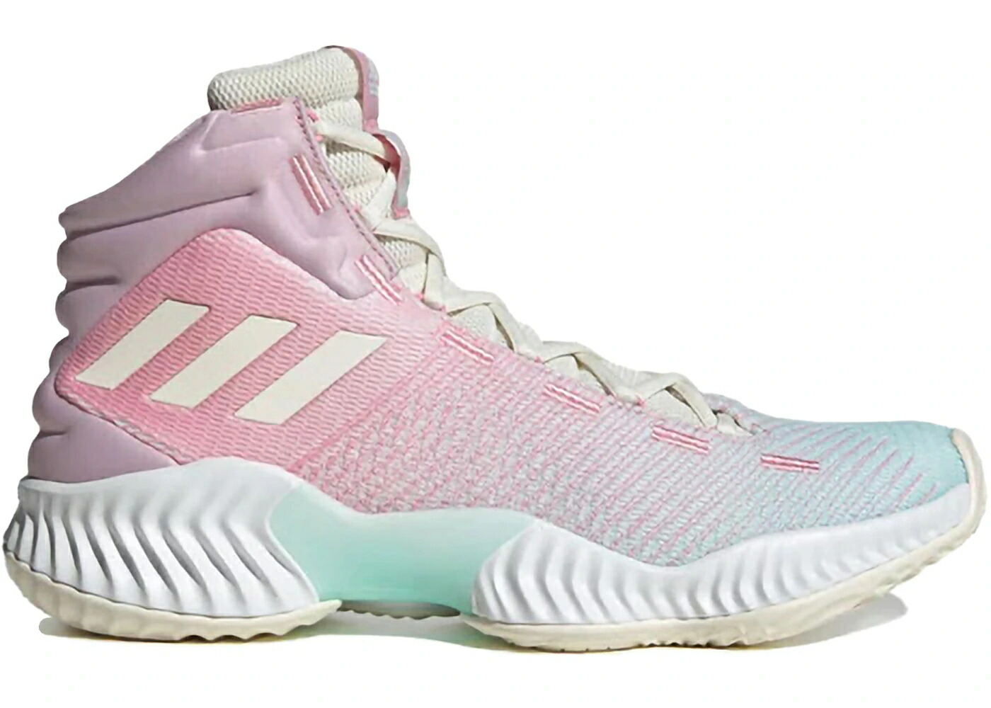 アディダス プロ バウンス ミッド ピンク 青色 ブルー 白色 ホワイト プロバウンス スニーカー メンズ ADIDAS PRO BOUNCE MID 2018 PINK BLUE / PINK BLUE WHITE