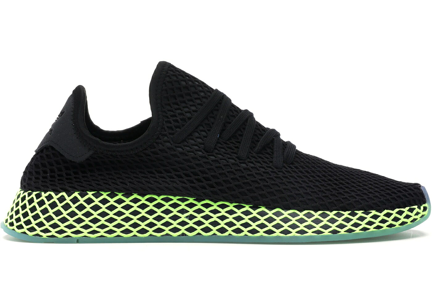 アディダス 中核グループ 黒いこと 黒いこと 青碧 青碧 スニーカー メンズ ADIDAS DEERUPT CORE BLACK ASH BLUE / CORE BLACK CORE BLACK ASH BLUE