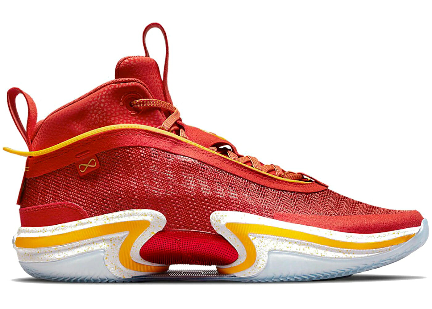 ナイキ ジョーダン 赤 赤いこと ゴールド スニーカー メンズ JORDAN 36 PE GUO AILUN / UNIVERSITY RED GOLD RUNNING