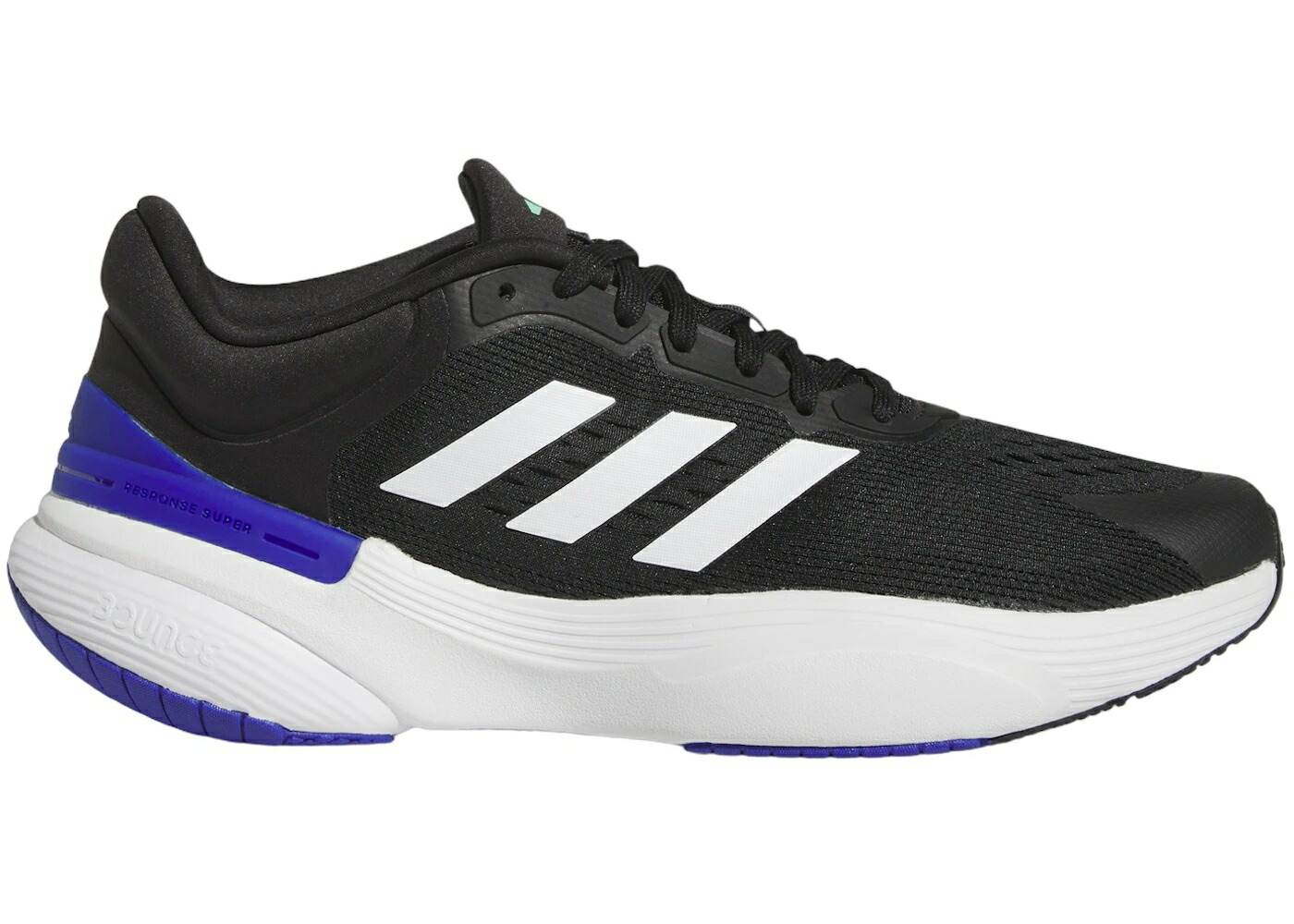 アディダス レスポンス コア 黒色 ブラック 白色 ホワイト 3.0 スニーカー メンズ ADIDAS RESPONSE SUPER CORE BLACK CLOUD WHITE PULSE MINT / CORE BLACK CLOUD WHITE PULSE