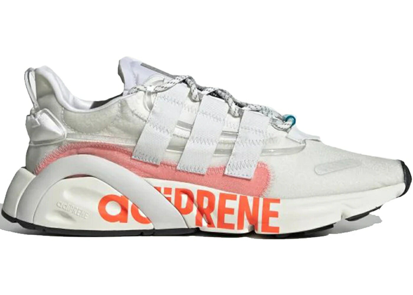 アディダス ロゴ 白色 ホワイト 赤 レッド スニーカー メンズ ADIDAS LXCON BIG LOGO WHITE SOLAR RED / CLOUD WHITE CRYSTAL WHITE SOLAR