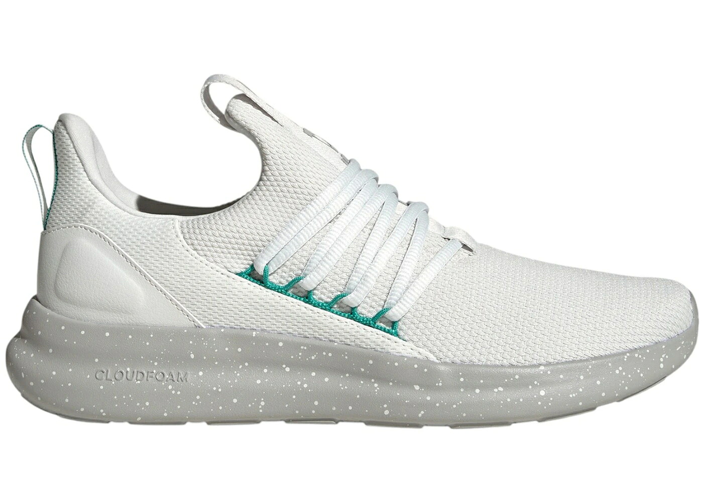 アディダス ライト アダプト 白色 ホワイト ピュア 灰色 グレー 7.0 スニーカー メンズ ADIDAS LITE RACER ADAPT CRYSTAL WHITE PURE TEAL GREY TWO / CRYSTAL WHITE PURE TEAL GREY TWO