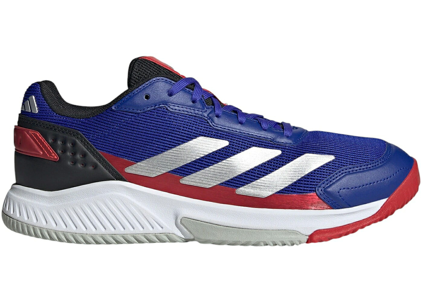 アディダス 青色 ブルー 銀色 シルバー 赤 レッド スニーカー メンズ ADIDAS COURTQUICK PADEL LUCID BLUE SILVER METALLIC RED / LUCID BLUE SILVER METALLIC LUCID