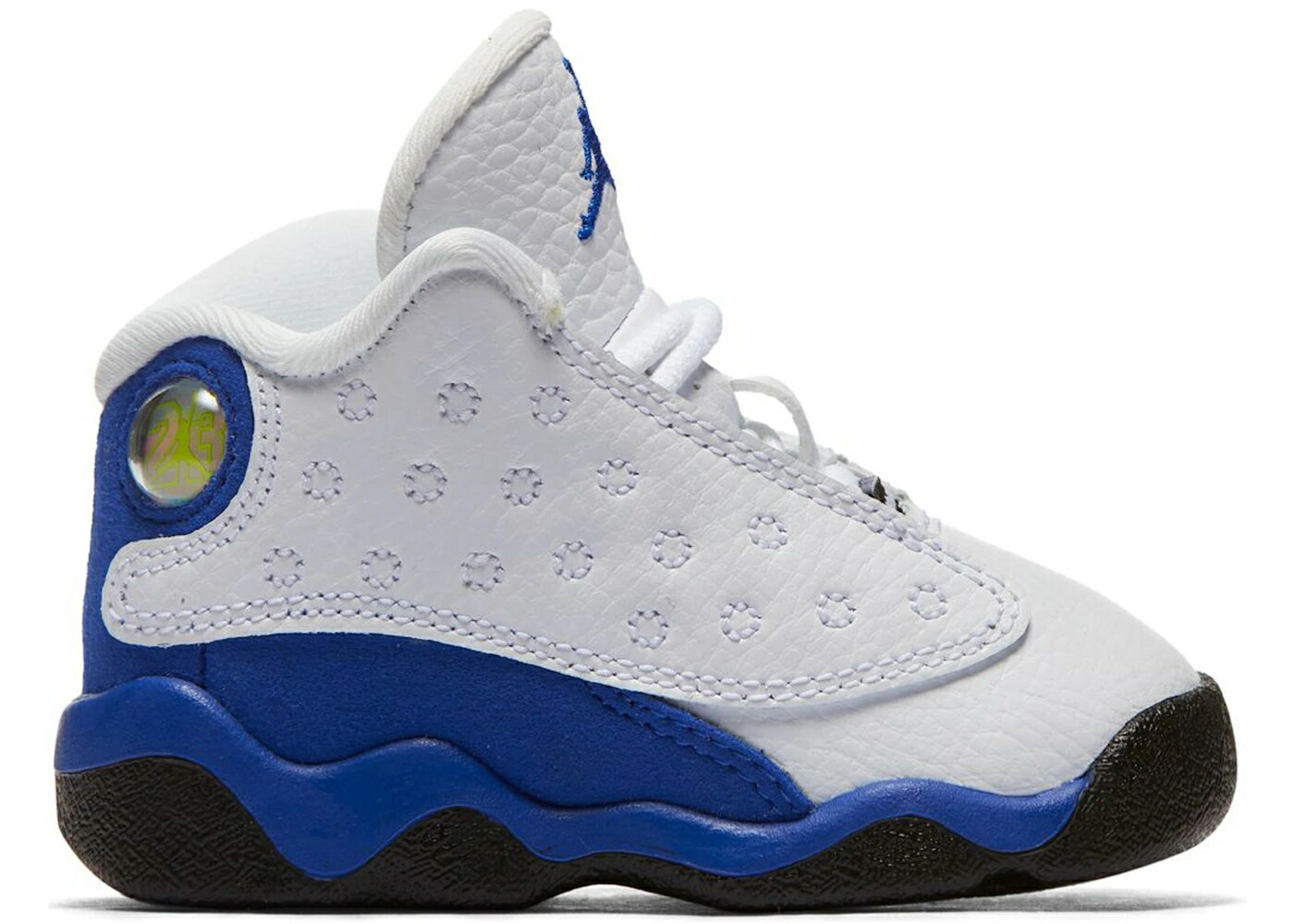 ナイキ ジョーダン サー青二才 白いこと 白いこと 黒いこと 黒いこと お坊っちゃん キッズ JORDAN 13 RETRO WHITE HYPER ROYAL BLACK (TD) / WHITE HYPER ROYAL BLACK