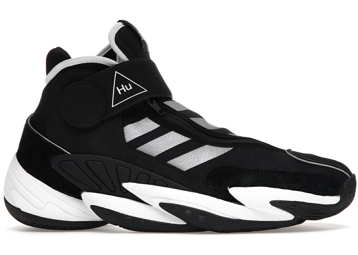 アディダス クレイジー 黒色 ブラック 銀色 シルバー コア スニーカー メンズ ADIDAS CRAZY BYW HU PHARRELL BLACK SILVER / CORE BLACK SILVER METALLIC CLOUD