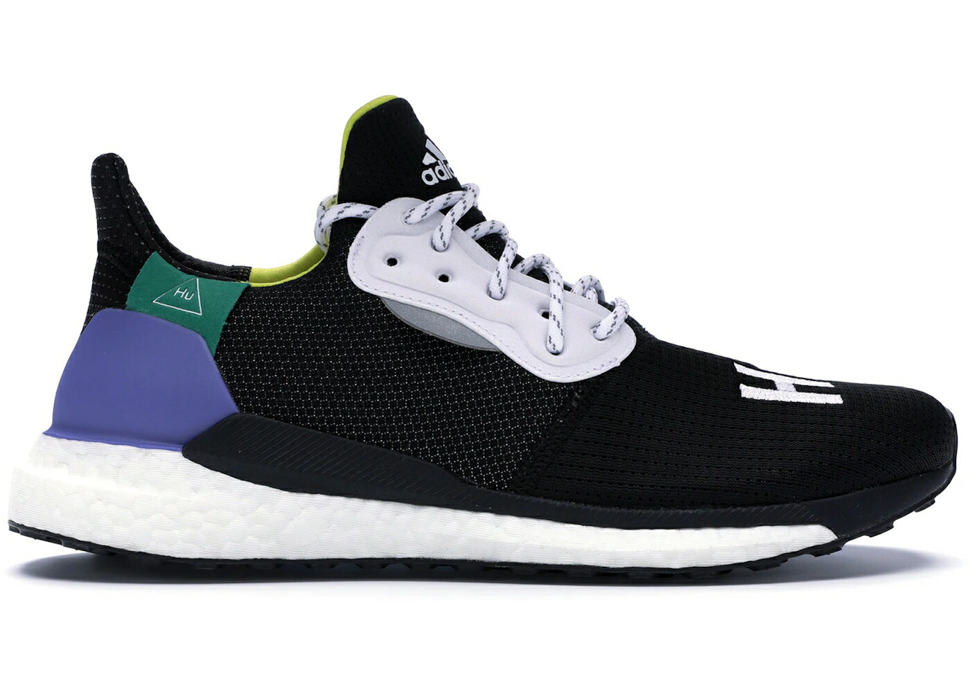 アディダス グライド 黒色 ブラック 白色 ホワイト コア スニーカー メンズ ADIDAS SOLAR HU GLIDE BLACK / FOOTWEAR WHITE CORE BLACK BOLD｜スニケス