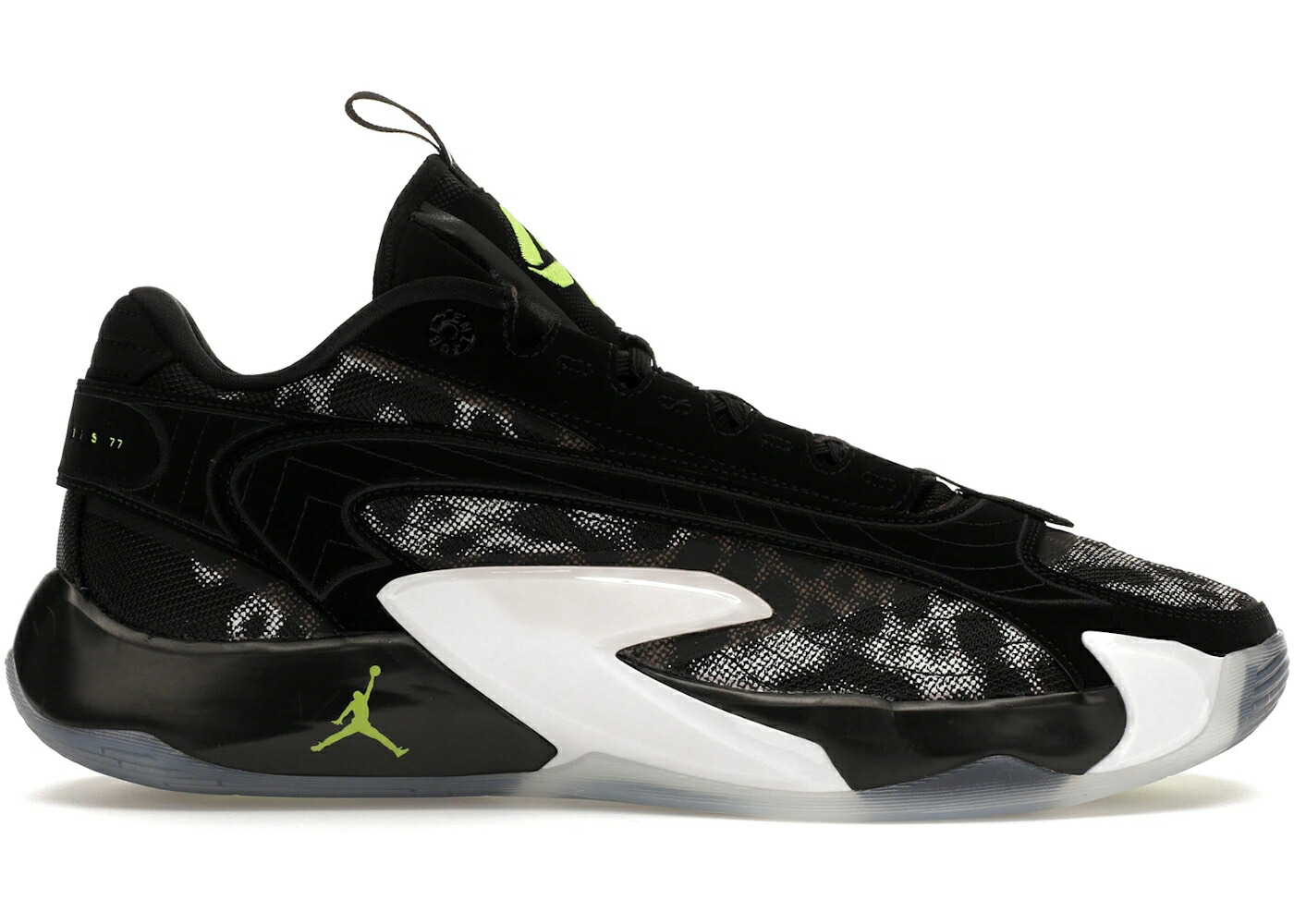 ナイキ ジョーダン 黒色 ブラック 白色 ホワイト スニーカー メンズ JORDAN LUKA 2 BLACK VOLT / BLACK VOLT WHITE