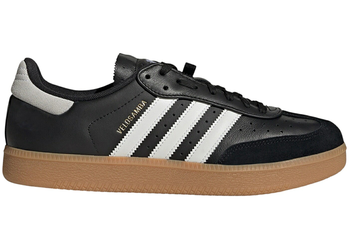 アディダス なめし革 黒いこと 黒いこと 白いこと 白いこと ゴールド 中核グループ スニーカー メンズ ADIDAS VELOSAMBA LEATHER BLACK WHITE GOLD METALLIC / CORE BLACK CLOUD WHITE GOLD