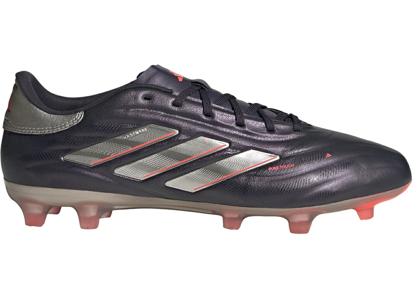 アディダス 純一無雑 労働者階級 黒いこと 黒いこと プラチナム ターボ スニーカー メンズ ADIDAS COPA PURE 2 PRO FG AURORA BLACK PLATINUM METALLIC TURBO / AURORA BLACK PLATINUM METALLIC