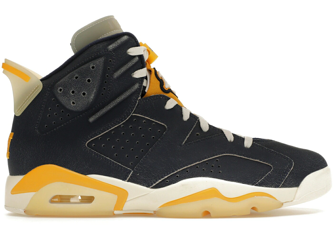 ナイキ ジョーダン ミシガン湖 分科大学 紺色 米国海軍 白いこと 白いこと スニーカー メンズ JORDAN 6 RETRO MICHIGAN PE / COLLEGE NAVY AMARILLO WHITE