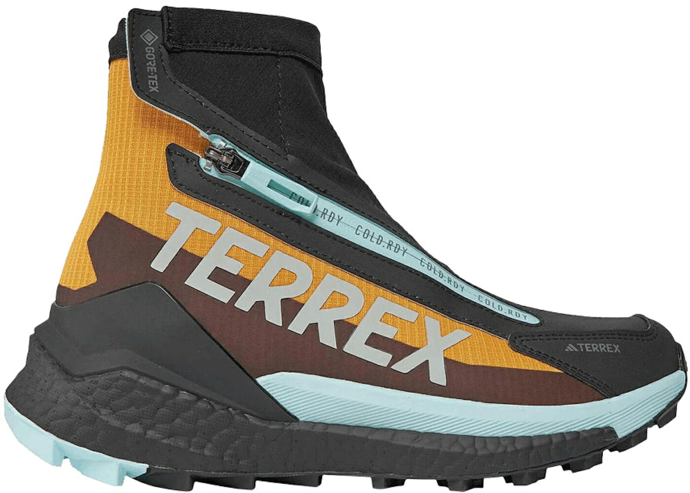 アディダス フリー 黄色 イエロー 銀色 シルバー アクア COLD.RDY WOMEN\'S スニーカー レディース ADIDAS TERREX FREE HIKER 2 PRELOVED YELLOW WONDER SILVER SEMI FLASH AQUA (WOMEN\'S) / PRELOVED YELLOW WONDER SILVER