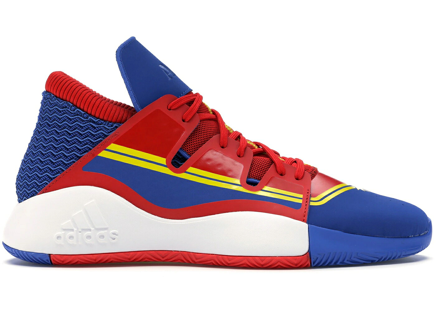 アディダス プロ 青色 ブルー 赤 レッド ソリッド 黄色 イエロー プロビジョン スニーカー メンズ ADIDAS PRO VISION MARVEL CAPTAIN / BLUE RED SOLID BRIGHT YELLOW|スニケス