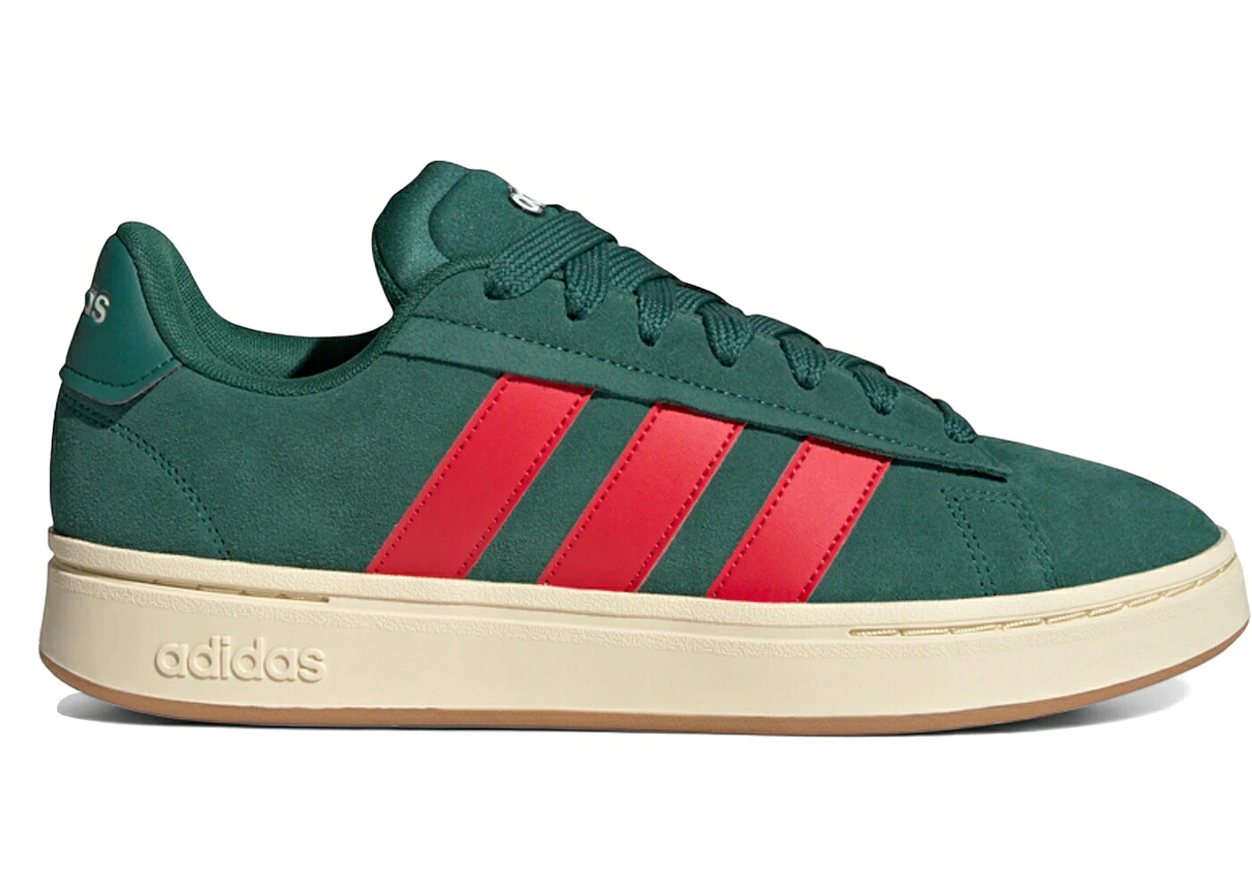 アディダス グランド コート 緑 グリーン スニーカー メンズ ADIDAS GRAND COURT COLLEGIATE GREEN SCARLET / COLLEGIATE GREEN BETTER SCARLET｜スニケス