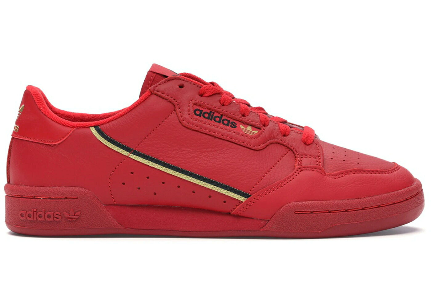 アディダス ゴールド 中核グループ 黒いこと 黒いこと スニーカー メンズ ADIDAS CONTINENTAL 80 SCARLET / SCARLET GOLD METALLIC CORE BLACK
