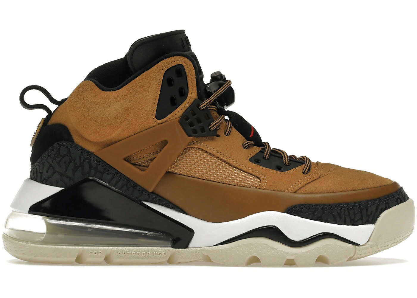 ナイキ ジョーダン ブーツ ウィート 黒いこと 黒いこと 赤 赤いこと スニーカー メンズ JORDAN SPIZIKE 270 BOOT WHEAT / WHEAT BLACK GYM RED TAN