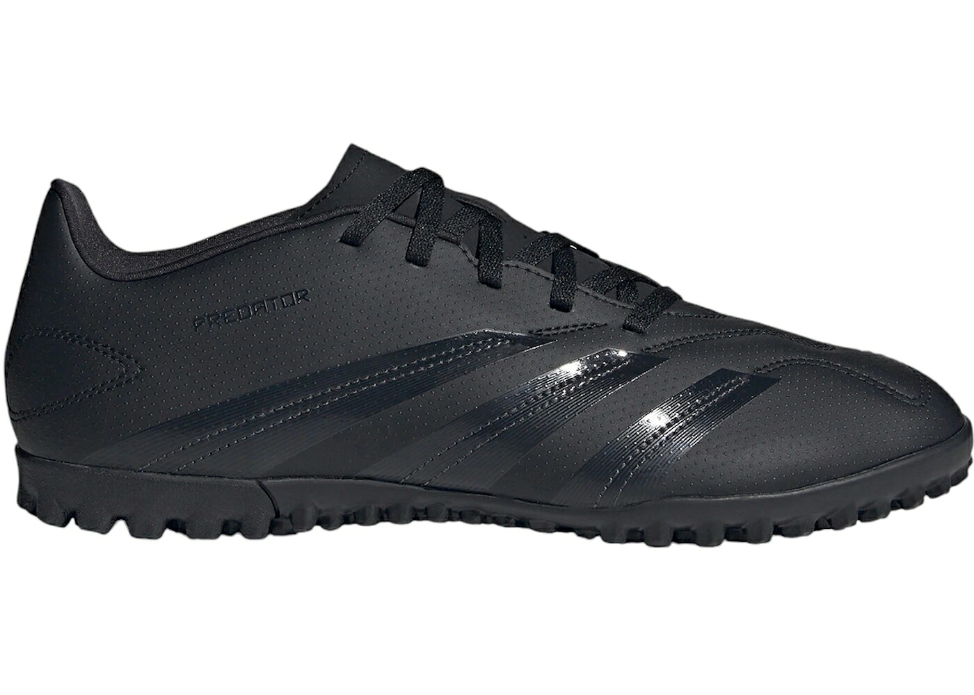 アディダス プレデター クラブ ターフ コア 黒色 ブラック カーボン スニーカー メンズ ADIDAS PREDATOR CLUB TURF CORE BLACK CARBON / CORE BLACK CARBON CORE BLACK｜スニケス