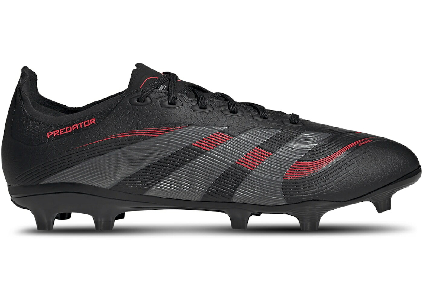 アディダス プレデター ステルス ビクトリー コア 黒色 ブラック 灰色 グレー 赤 レッド スニーカー メンズ ADIDAS PREDATOR LEAGUE FG/MG STEALTH VICTORY PACK / CORE BLACK GREY FOUR LUCID RED