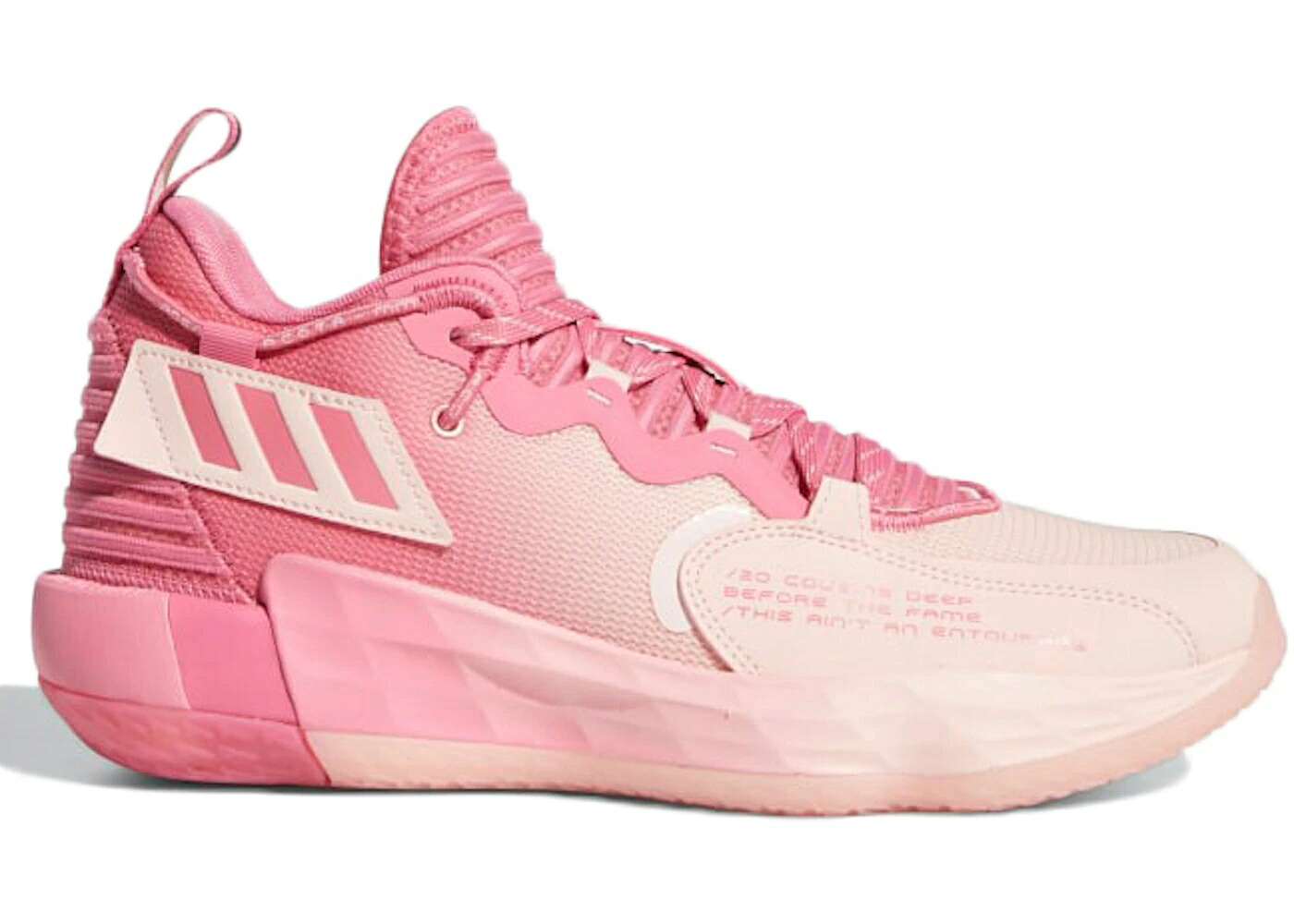 アディダス ローズ ピンク 白色 ホワイト D.O.L.L.A. スニーカー メンズ ADIDAS DAME 7 EXTPLY / ROSE TONE ICEY PINK CLOUD WHITE