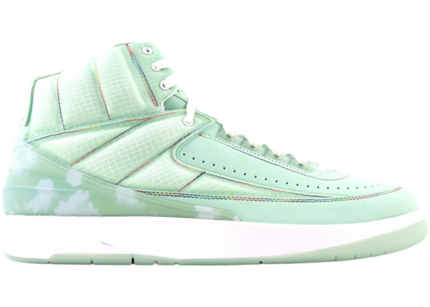 ナイキ ジョーダン 白いこと 白いこと スニーカー メンズ JORDAN 2 RETRO J BALVIN (FRIENDS AND FAMILY) / SAGE WHITE MULTI COLOR