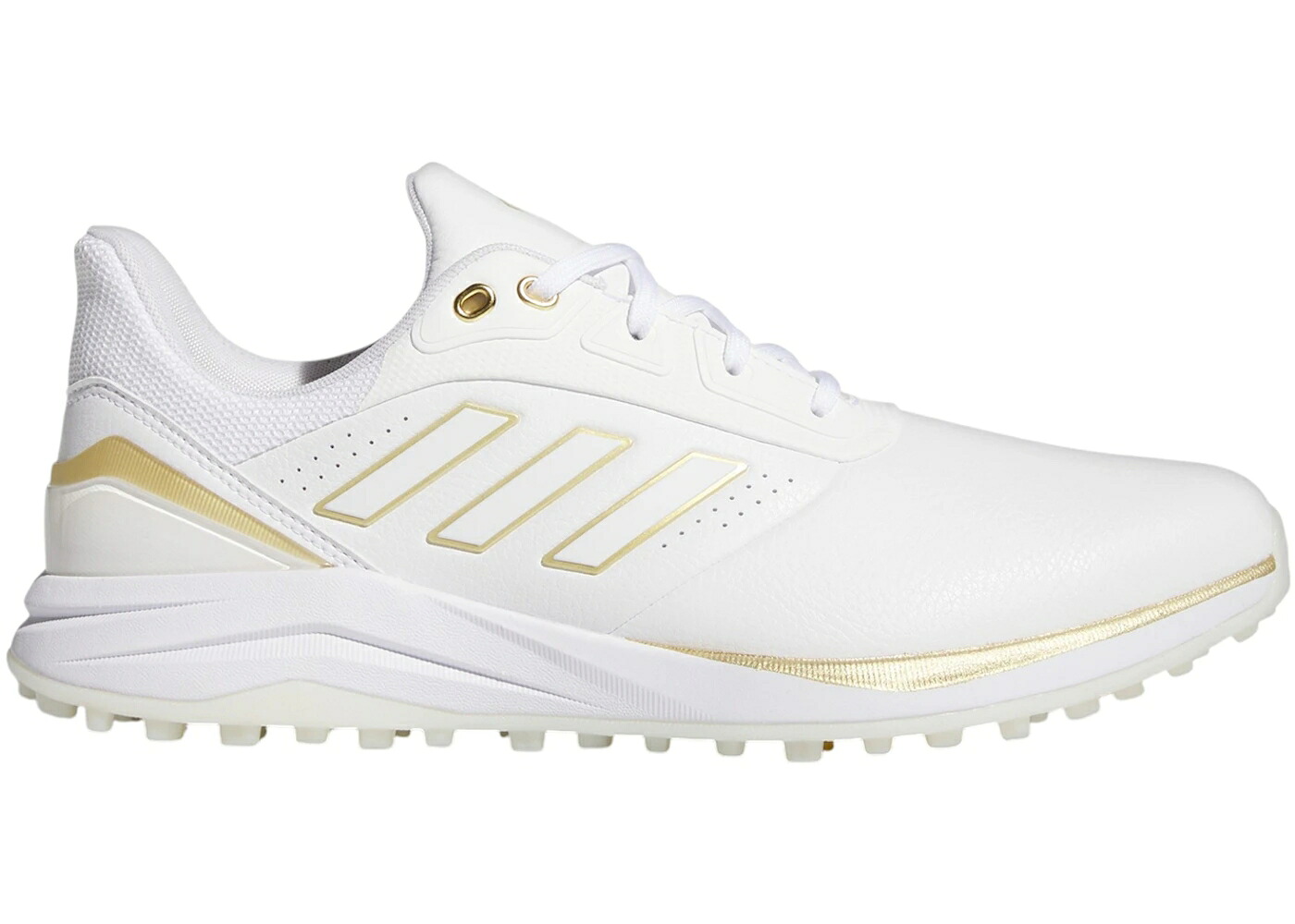 アディダス ゴルフ 白いこと 白いこと ゴールド スニーカー メンズ ADIDAS SOLARMOTION 24 LIGHTSTRIKE GOLF CLOUD WHITE GOLD METALLIC / CLOUD WHITE CLOUD WHITE GOLD