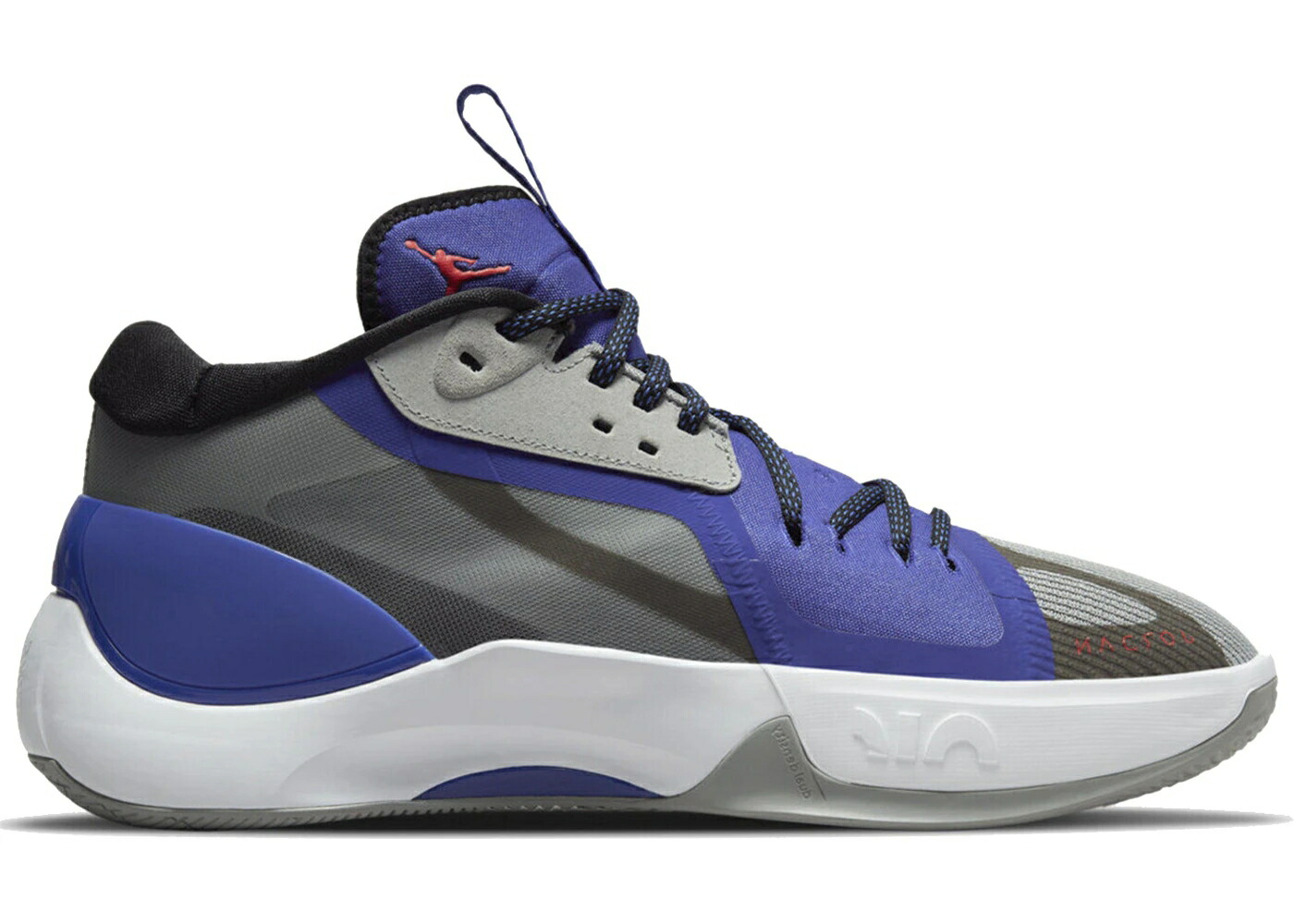 ナイキ ジョーダン ズーム 灰色 グレー 黒色 ブラック スニーカー メンズ JORDAN ZOOM SEPARATE PF ULTRAMARINE / LIGHT SMOKE GREY BLACK BRIGHT