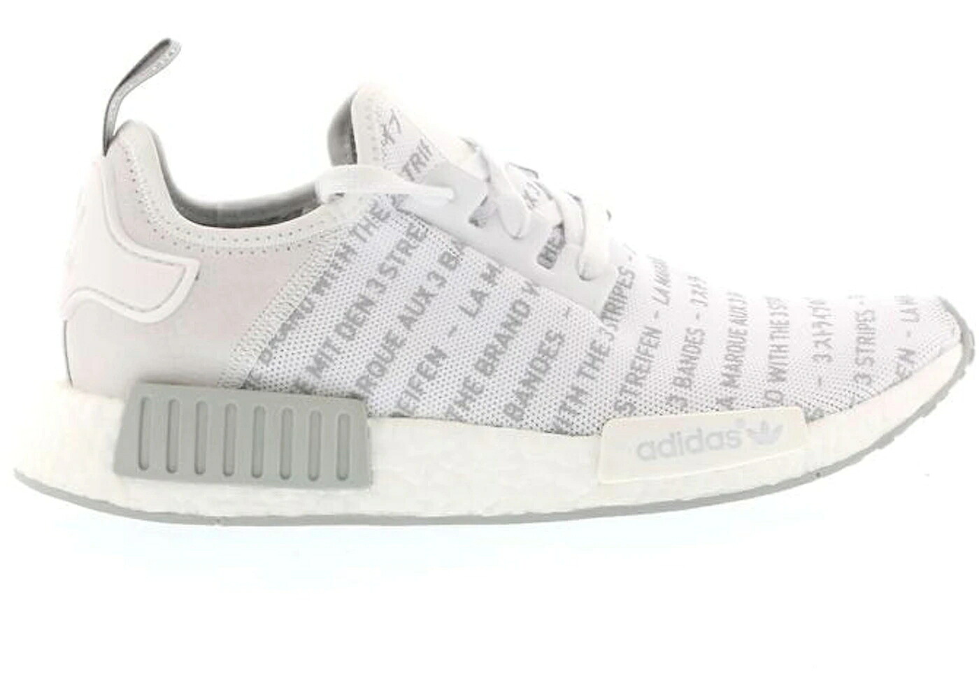 アディダス 白色 ホワイト ソリッド 灰色 グレー スニーカー メンズ ADIDAS NMD R1 WHITEOUT / WHITE WHITE SOLID GREY|スニケス