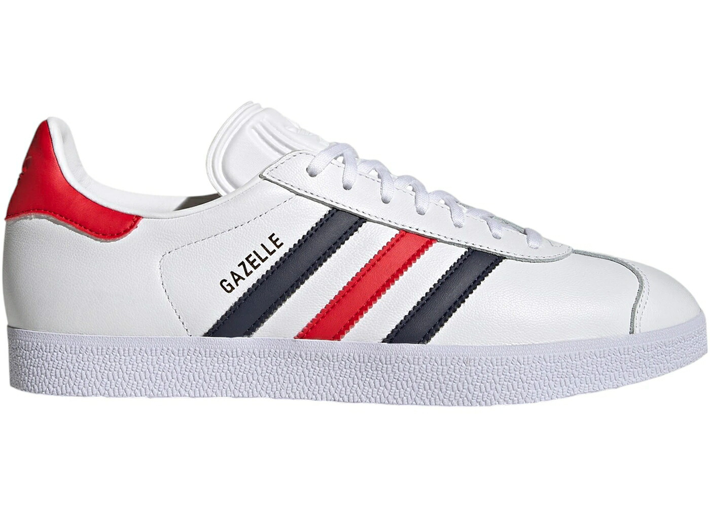 アディダス ガゼル 白色 ホワイト レジェンド 赤 レッド スニーカー メンズ ADIDAS GAZELLE WHITE LEGEND INK COLLEGIATE RED / WHITE LEGEND INK COLLEGIATE RED