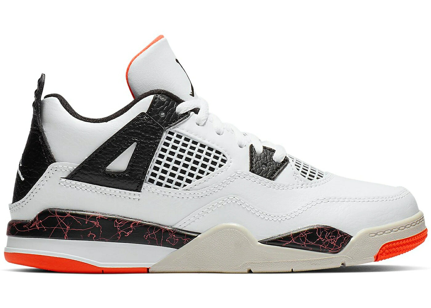 ナイキ ジョーダン 航空 白いこと 白いこと 黒いこと 黒いこと クリムゾン お坊っちゃん キッズ JORDAN 4 RETRO FLIGHT NOSTALGIA (なおなお書き) / WHITE BLACK BRIGHT CRIMSON PALE もの言う花 マタニティ スニーカー