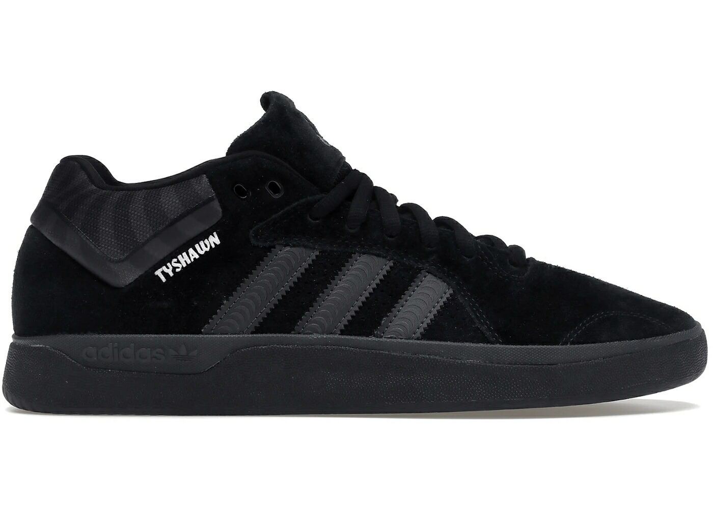 アディダス 黒色 ブラック 白色 ホワイト スニーカー メンズ ADIDAS TYSHAWN SPITFIRE BLACK / BLACK BLACK WHITE