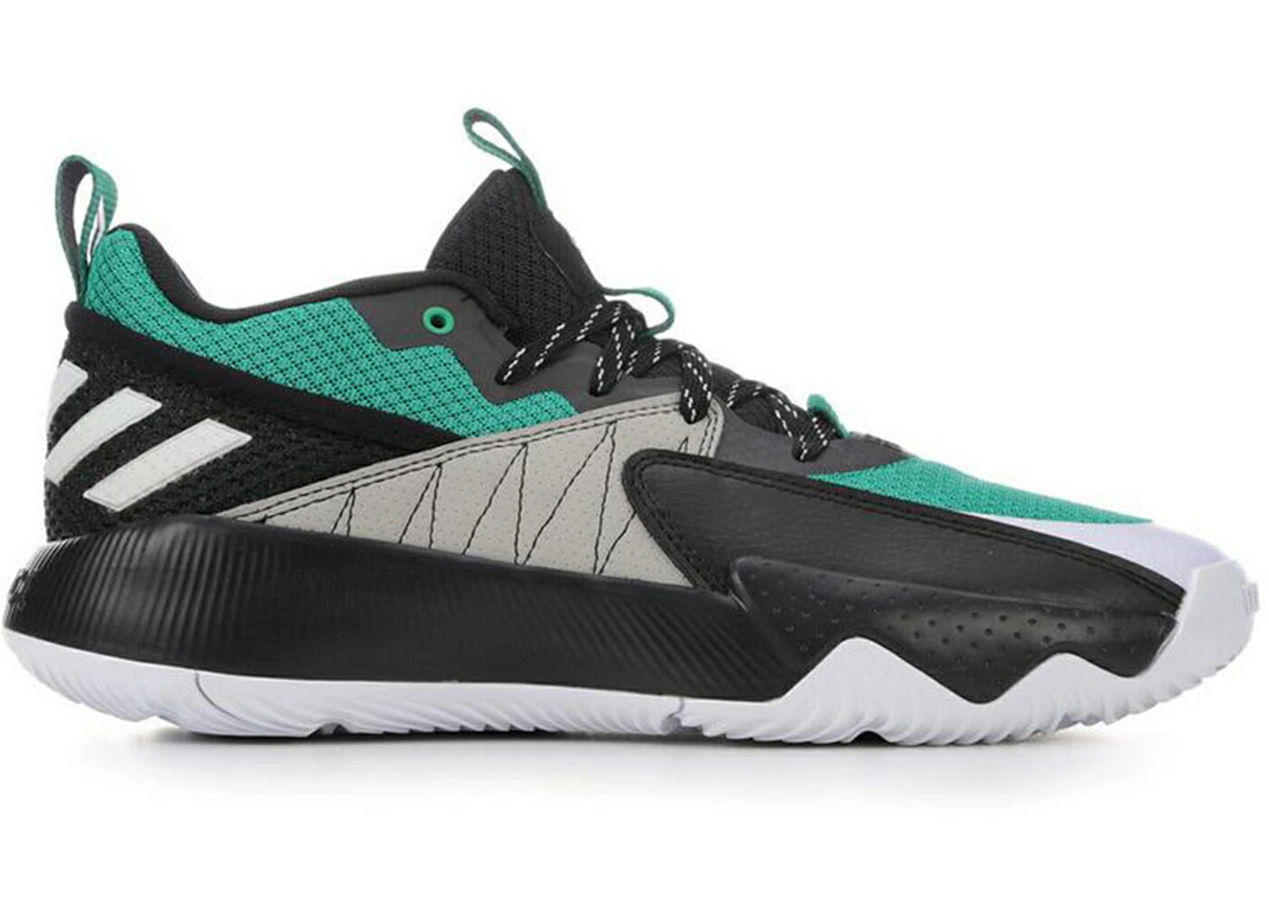 アディダス 黒いこと 黒いこと 厚地の外套 緑 緑であること 中核グループ 2.0 スニーカー メンズ ADIDAS DAME CERTFIED EXTPLY BLACK COURT GREEN / COURT GREEN CORE BLACK CLOUD