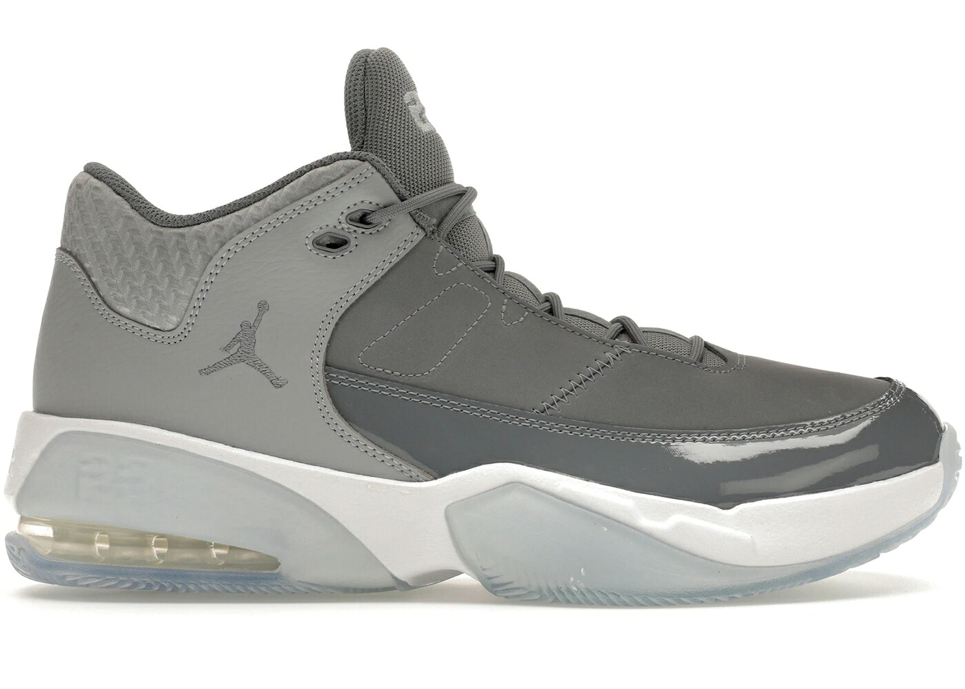 ナイキ ジョーダン マックス 佇まい 薄墨色 薄墨色 冷やりとした 白いこと 白いこと スニーカー メンズ JORDAN MAX AURA 3 WOLF GREY / WOLF GREY COOL GREY WHITE