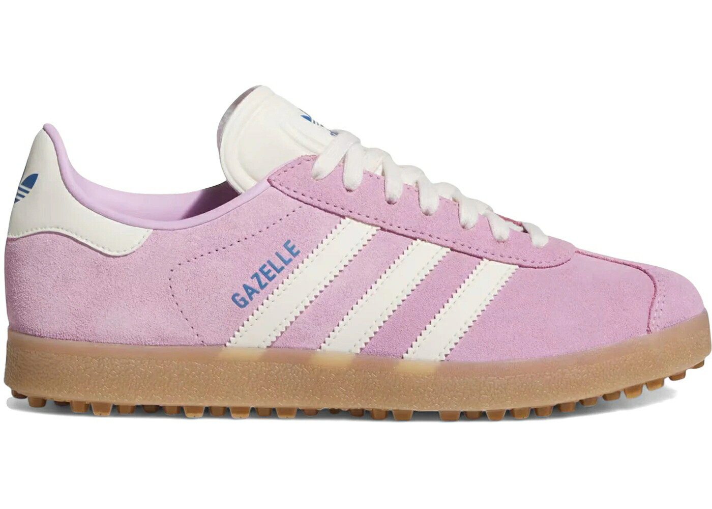 アディダス ガゼル ゴルフ 青味 青み 白いこと 白いこと WOMEN\u0027S スニーカー レディース ADIDAS GAZELLE SPIKELESS GOLF BLISS LILAC CHALK BLUE BIRD (WOMEN\u0027S) / BLISS LILAC CHALK WHITE BLUE