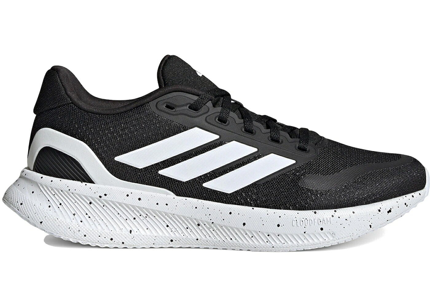 アディダス 黒色 ブラック 白色 ホワイト コア WOMEN'S スニーカー レディース ADIDAS RUNFALCON 5 BLACK WHITE (WOMEN'S) / CORE BLACK CLOUD WHITE CORE