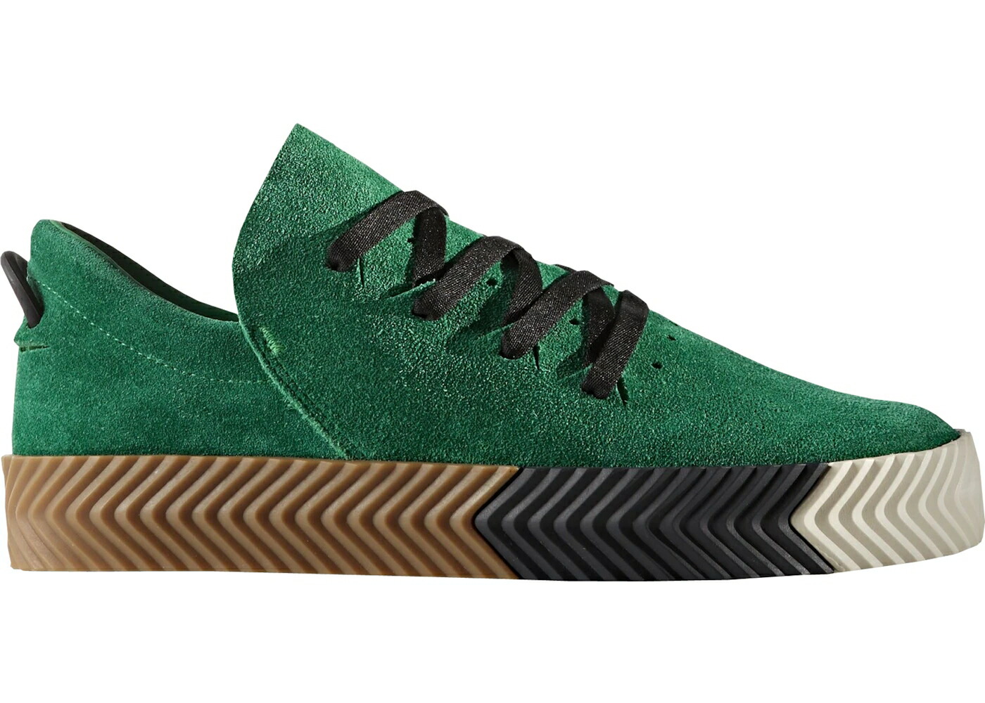 アディダス スケート 緑 グリーン スニーカー メンズ ADIDAS AW SKATE ALEXANDER WANG GREEN / GREEN CHALK