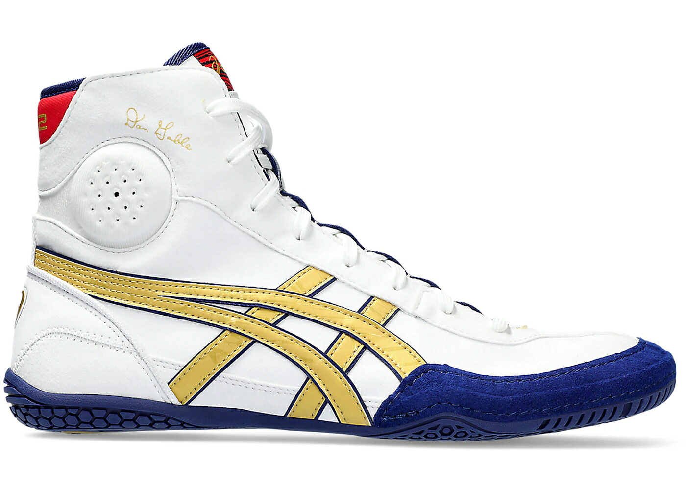 アシックス 白いこと 白いこと ゴールド スニーカー メンズ ASICS DAN GABLE EVO 3 WHITE RICH GOLD / WHITE RICH GOLD