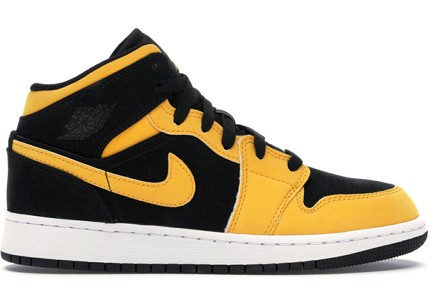 ナイキ ジョーダン ミッド リベンジ 黒色 ブラック ゴールド 白色 ホワイト ジュニア キッズ JORDAN 1 MID REVERSE NEW LOVE (GS) / BLACK UNIVERSITY GOLD WHITE ベビー マタニティ スニーカー