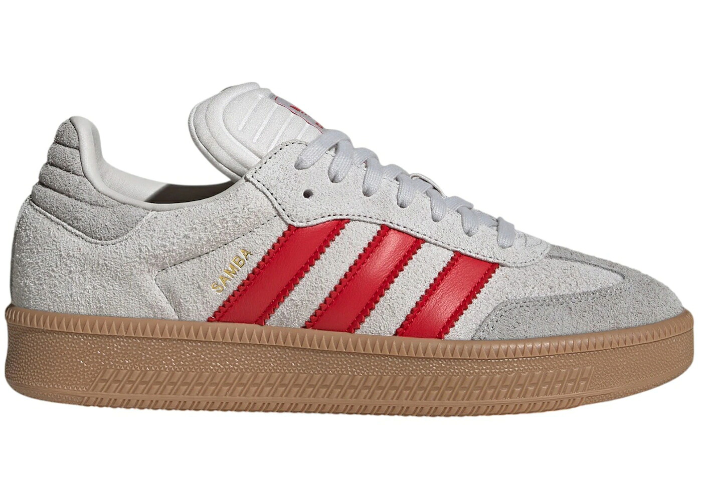アディダス サンバ 薄墨色 薄墨色 スニーカー メンズ ADIDAS SAMBA XLG GREY ONE BETTER SCARLET GUM / GREY ONE BETTER SCARLET GUM