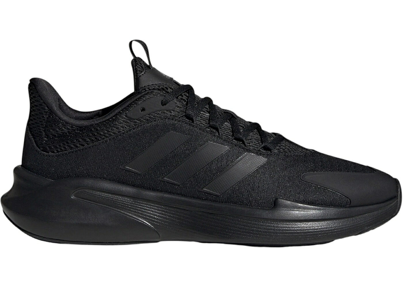 アディダス 黒色 ブラック コア カーボン ALPHAEDGE+ スニーカー メンズ ADIDAS ALL BLACK / CORE BLACK CORE BLACK CARBON
