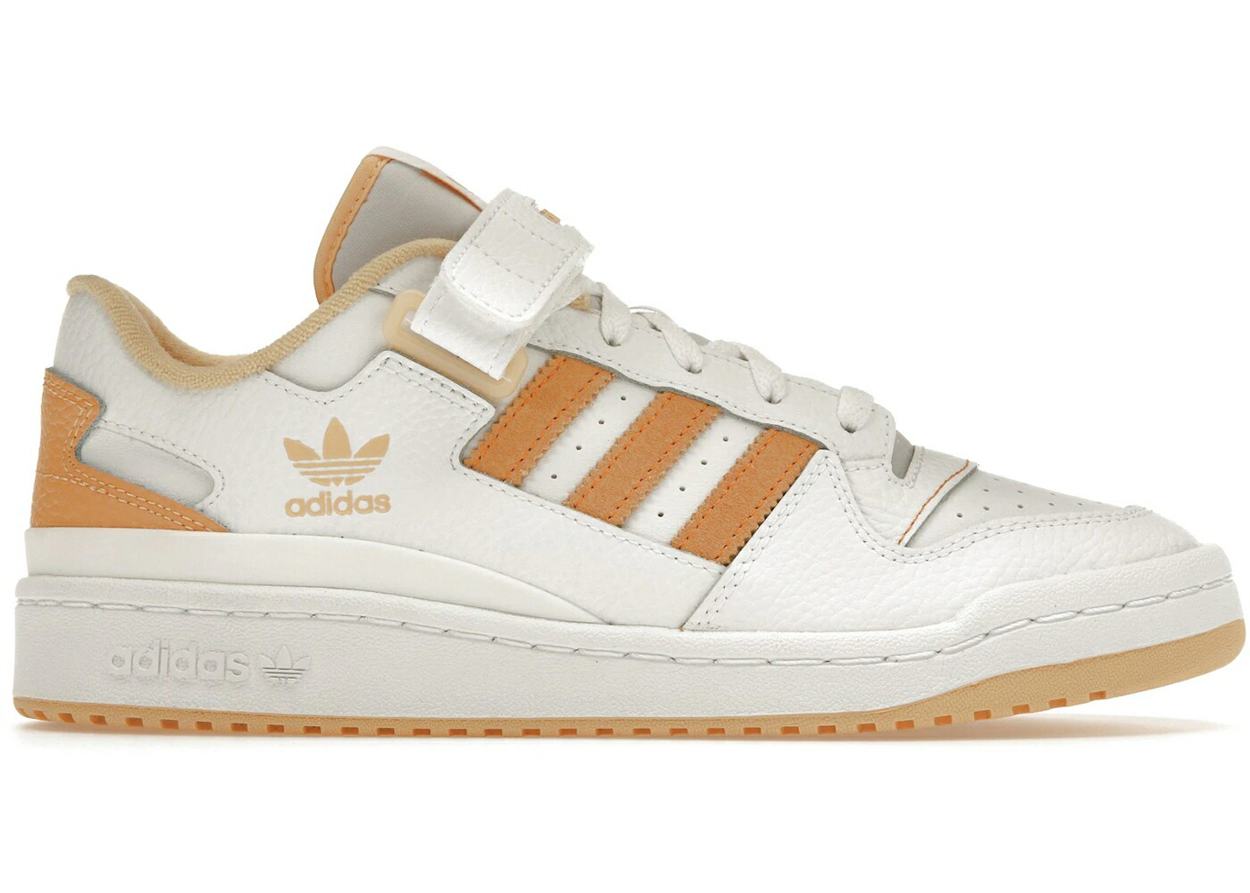 アディダス フォーラム 白色 ホワイト 橙 オレンジ スニーカー メンズ ADIDAS FORUM LOW WHITE PULSE AMBER / CLOUD WHITE PULSE AMBER ORANGE