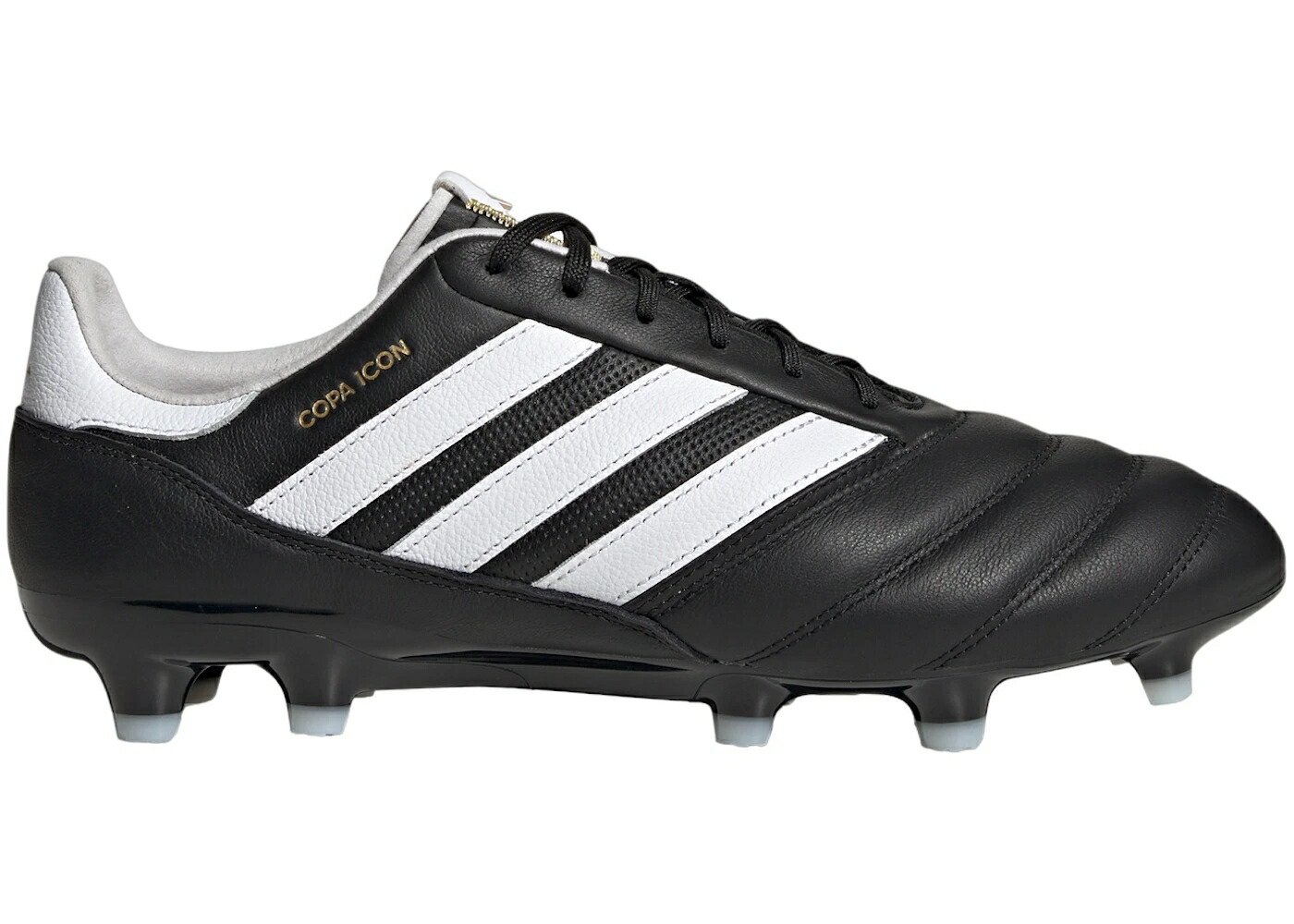 アディダス アイコン コア 黒色 ブラック 白色 ホワイト ゴールド スニーカー メンズ ADIDAS COPA ICON FG CORE BLACK CLOUD WHITE GOLD METALLIC / CORE BLACK CLOUD WHITE GOLD