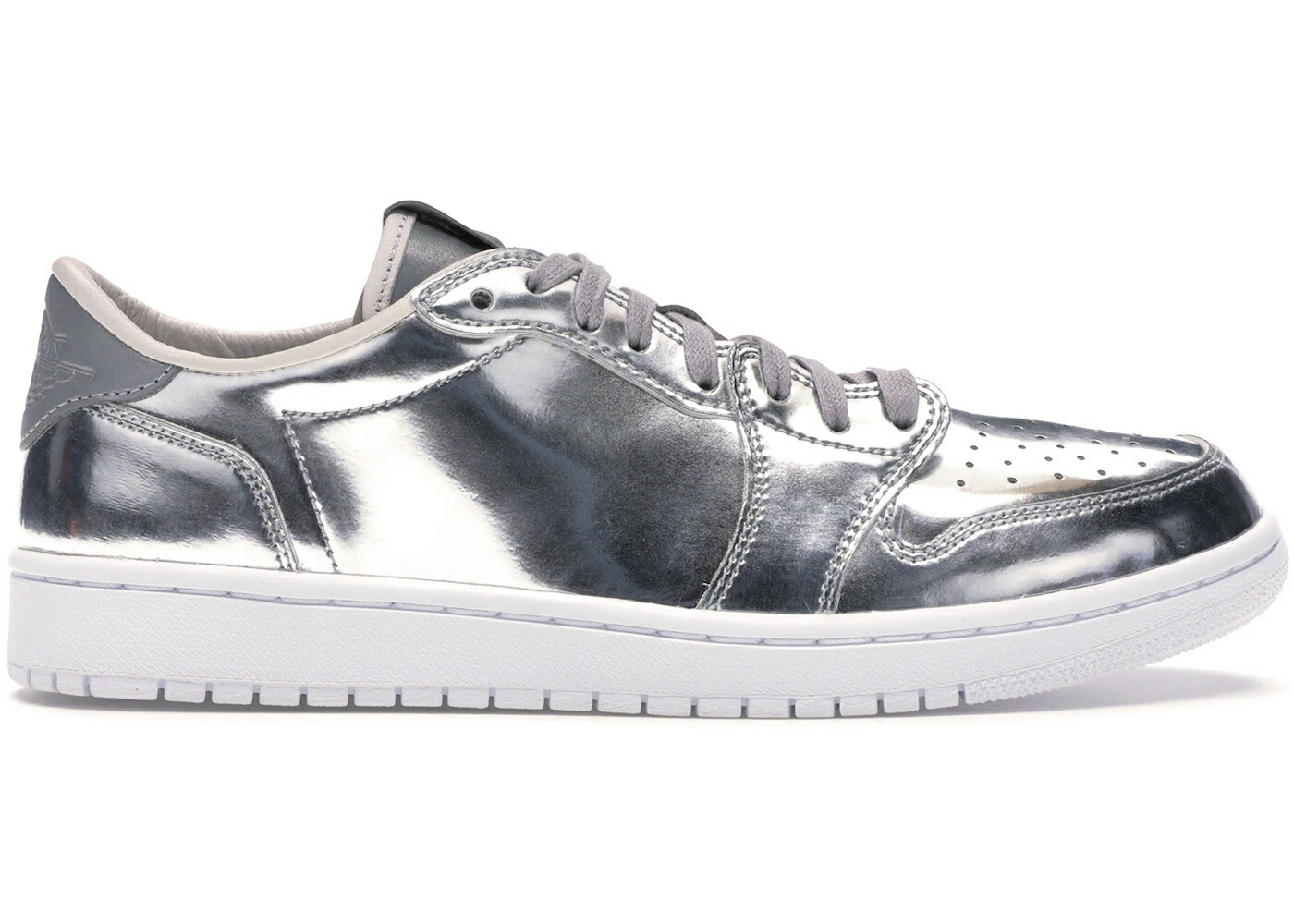 ナイキ ジョーダン 銀色 シルバー 白色 ホワイト スニーカー メンズ JORDAN 1 RETRO LOW PINNACLE METALLIC SILVER / METALLIC SILVER WHITE