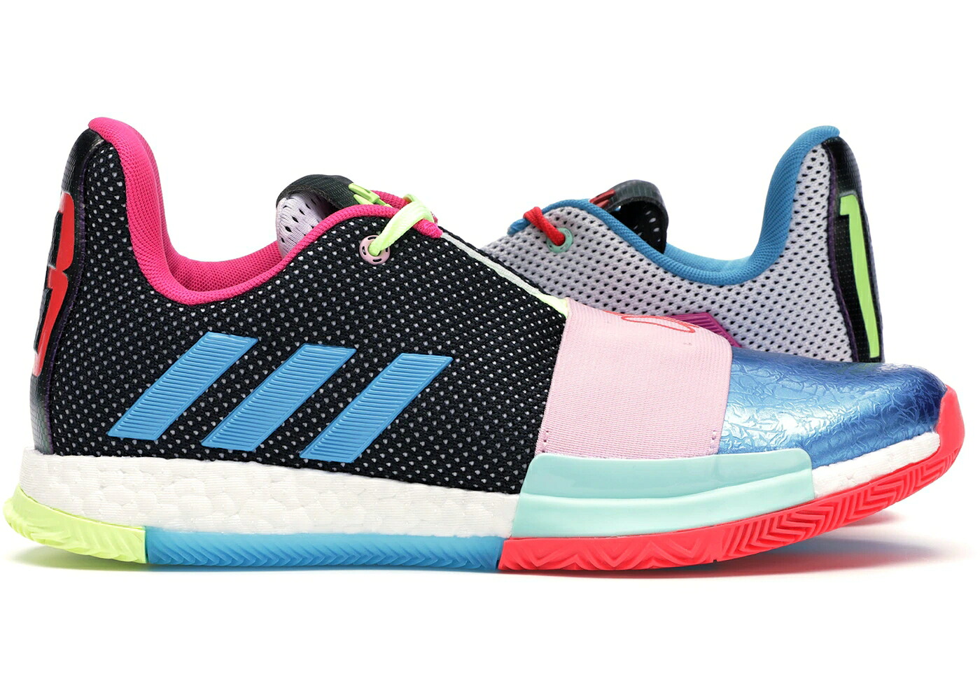 アディダス ハーデン コア 黒色 ブラック 白色 ホワイト ショック VOL. スニーカー メンズ ADIDAS HARDEN 3 DIFFERENT BREED / CORE BLACK CLOUD WHITE SHOCK|スニケス