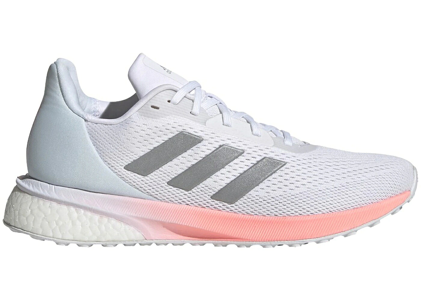 アディダス 白色 ホワイト 銀色 シルバー スカイ スニーカー レディース ADIDAS ASTRARUN WHITE SILVER METALLIC SKY TINT / CLOUD WHITE SILVER METALLIC SKY