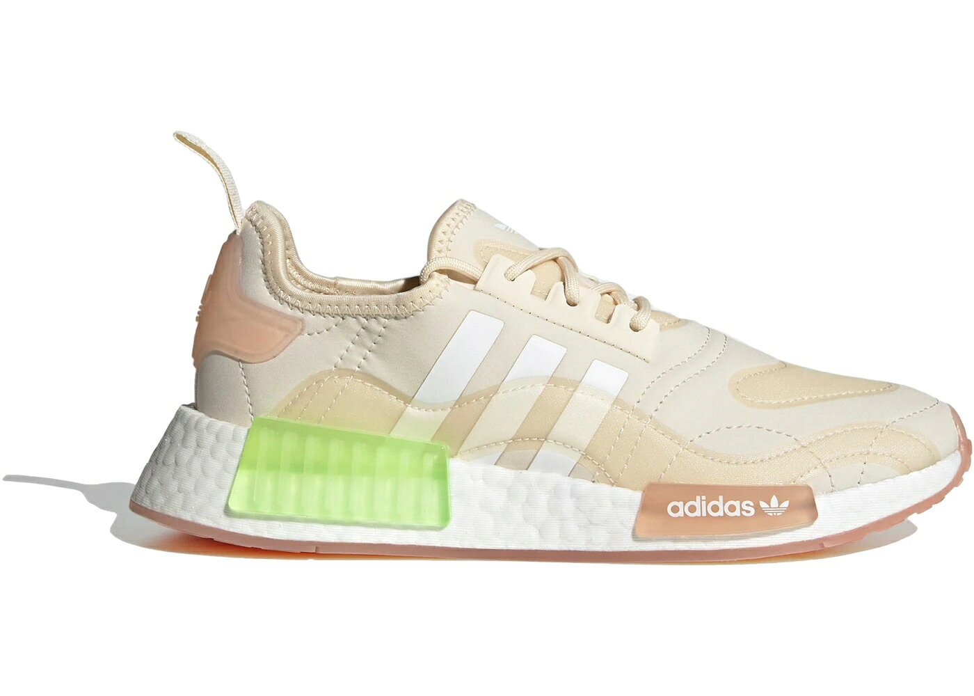 アディダス 白いこと 白いこと 緑 緑であること WOMEN\u0027S スニーカー レディース ADIDAS NMD R1 WONDER WHITE SIGNAL GREEN (WOMEN\u0027S) / WONDER WHITE CLOUD WHITE SIGNAL