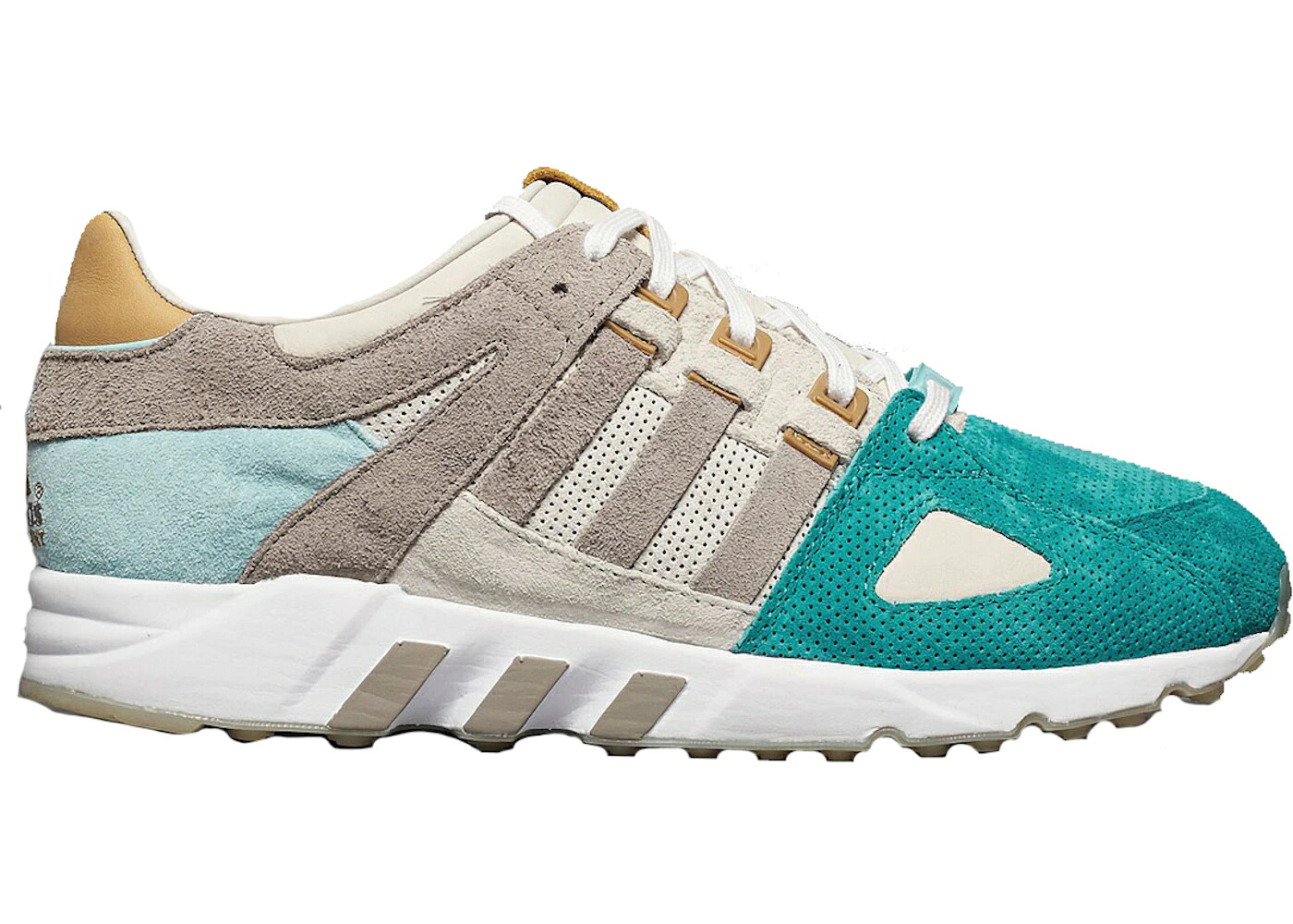 アディダス ゴールド スニーカー メンズ ADIDAS EQT GUIDANCE 93 SNEAKERS76 / CLEAR GRANITE LIGHT ONIX GOLD